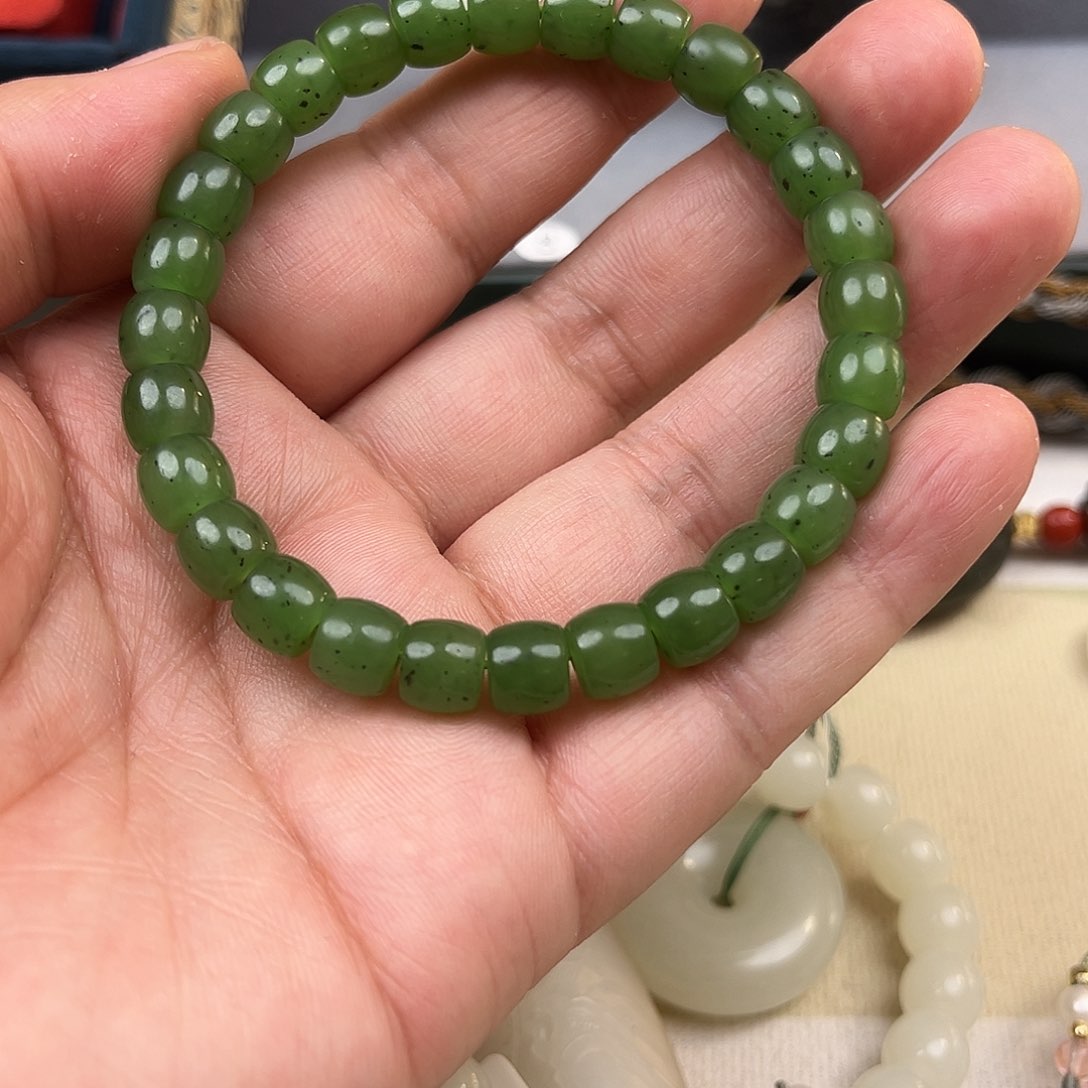 和田玉手链未镶嵌