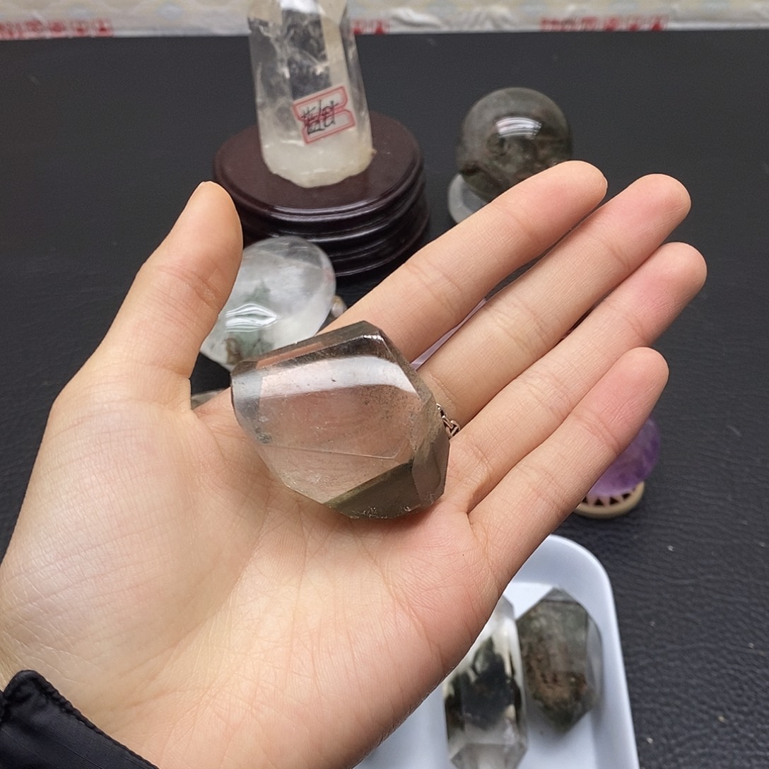 水晶珠宝半成品未镶嵌57水晶石