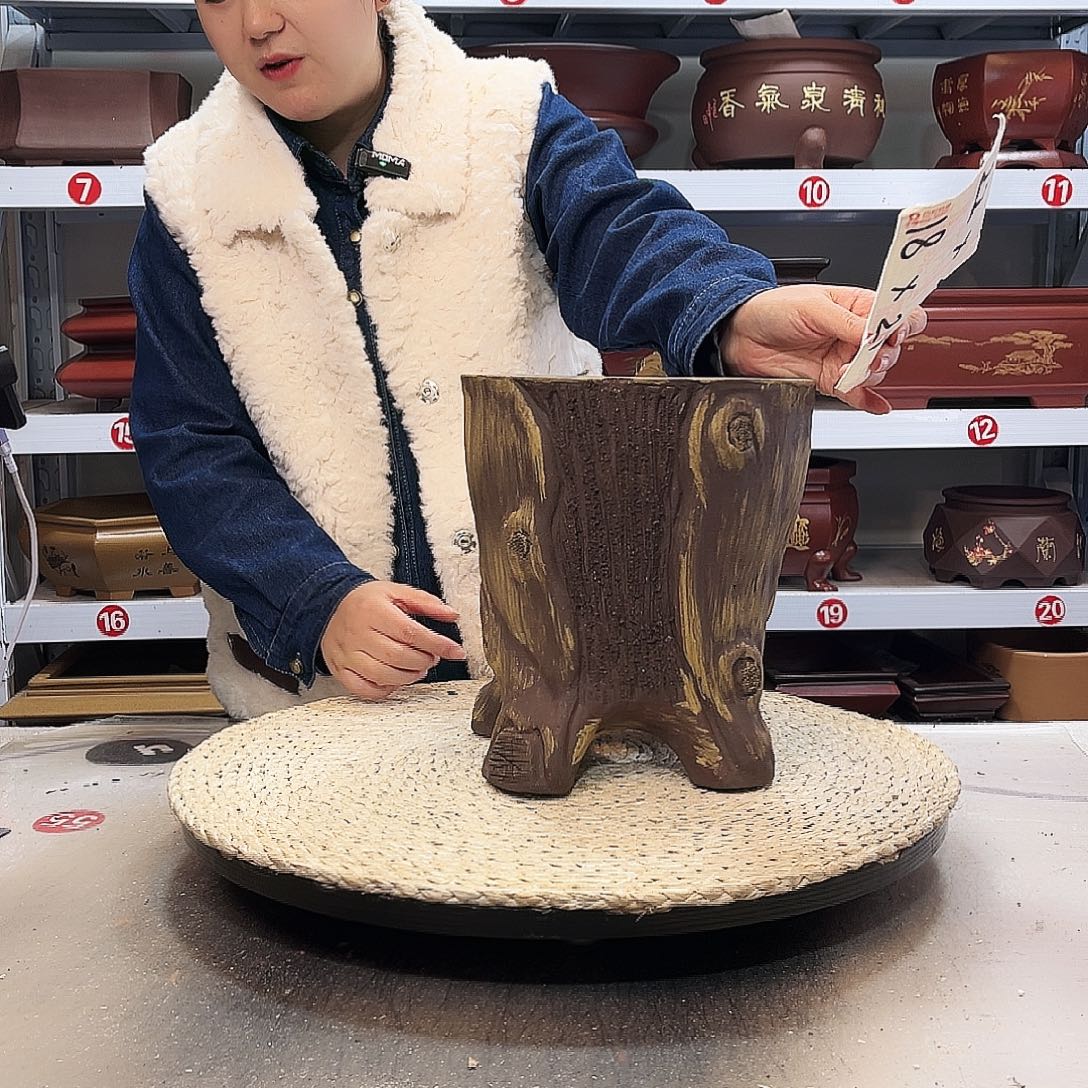 紫砂花盆紫砂花盆