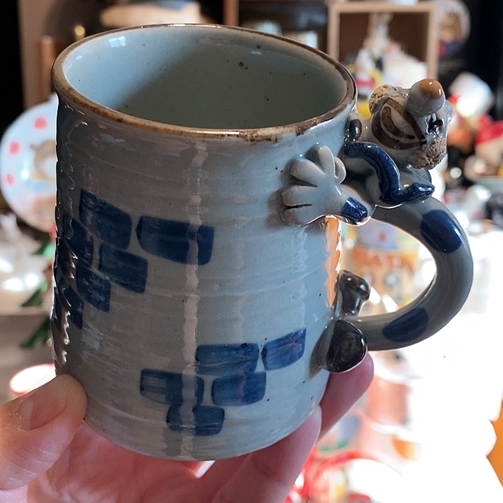 日本作家器陶胎小丑马克杯