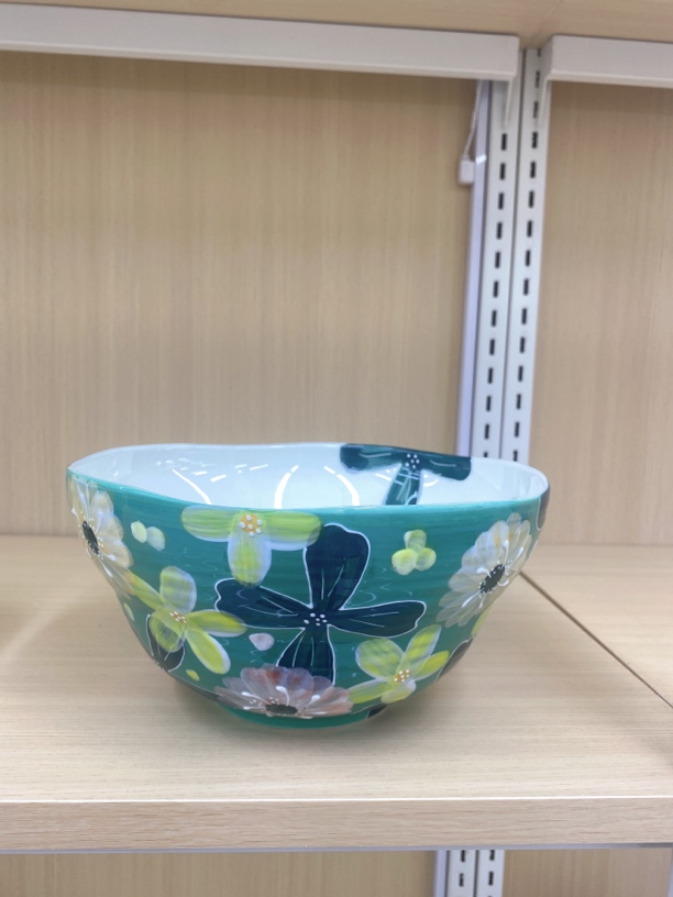 濑户烧 夏日花海 7寸葫芦汤碗