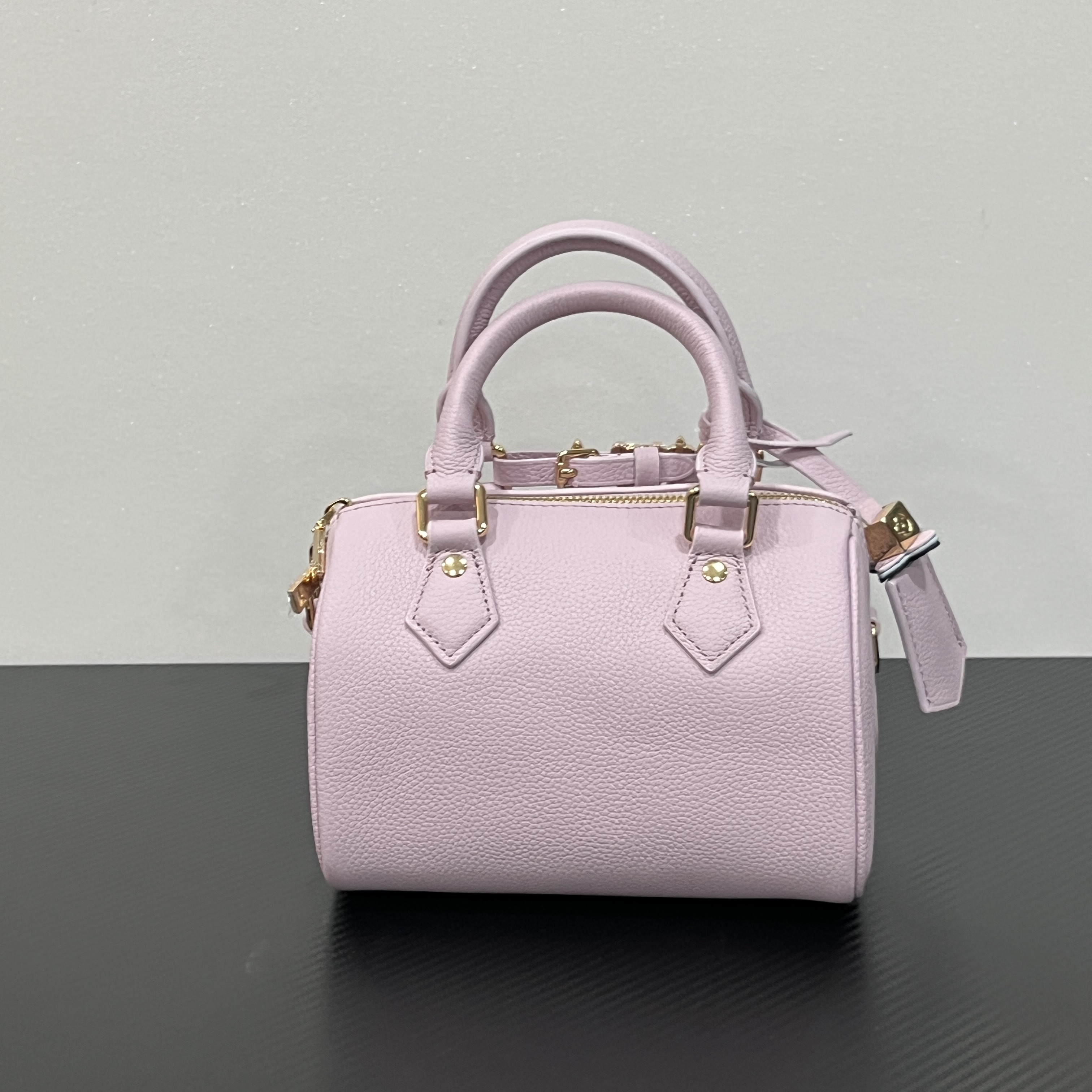 手工真皮包-TA0441-枕头-露-粉