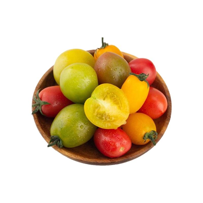 【地标甄选】新鲜当季三色小番茄小柿子一盒净重【2斤】山东省