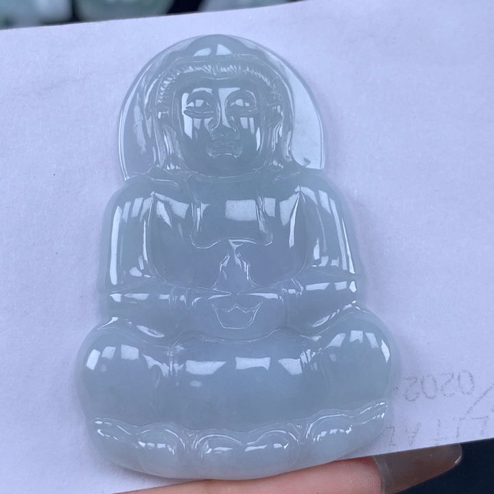 颈饰未镶嵌翡翠玉观音吊坠