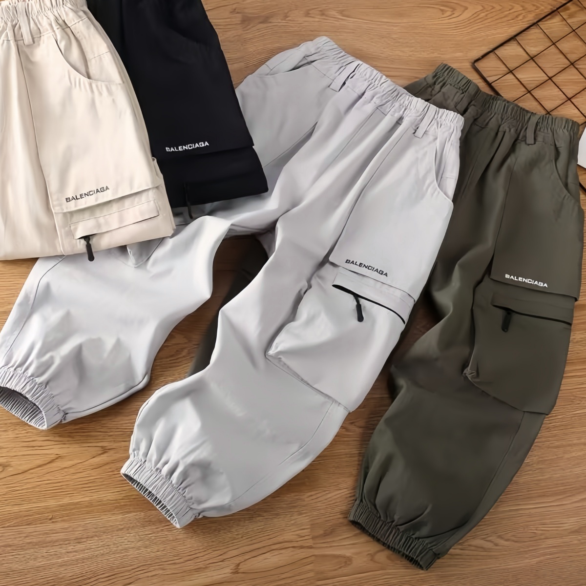 【纯棉水洗工艺】男童工装裤儿童裤子2025春秋新款中大童休闲裤长裤