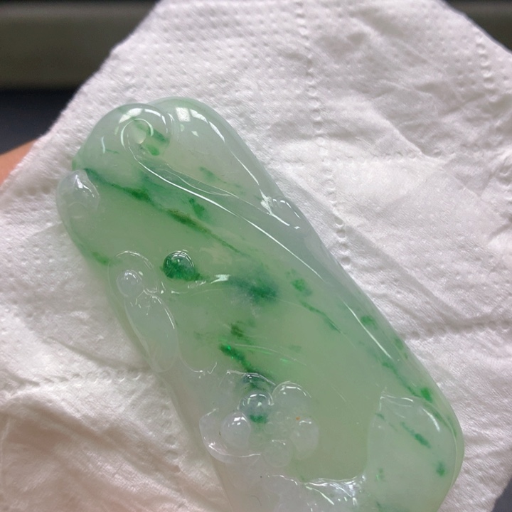 翡翠未镶嵌挂件翡翠