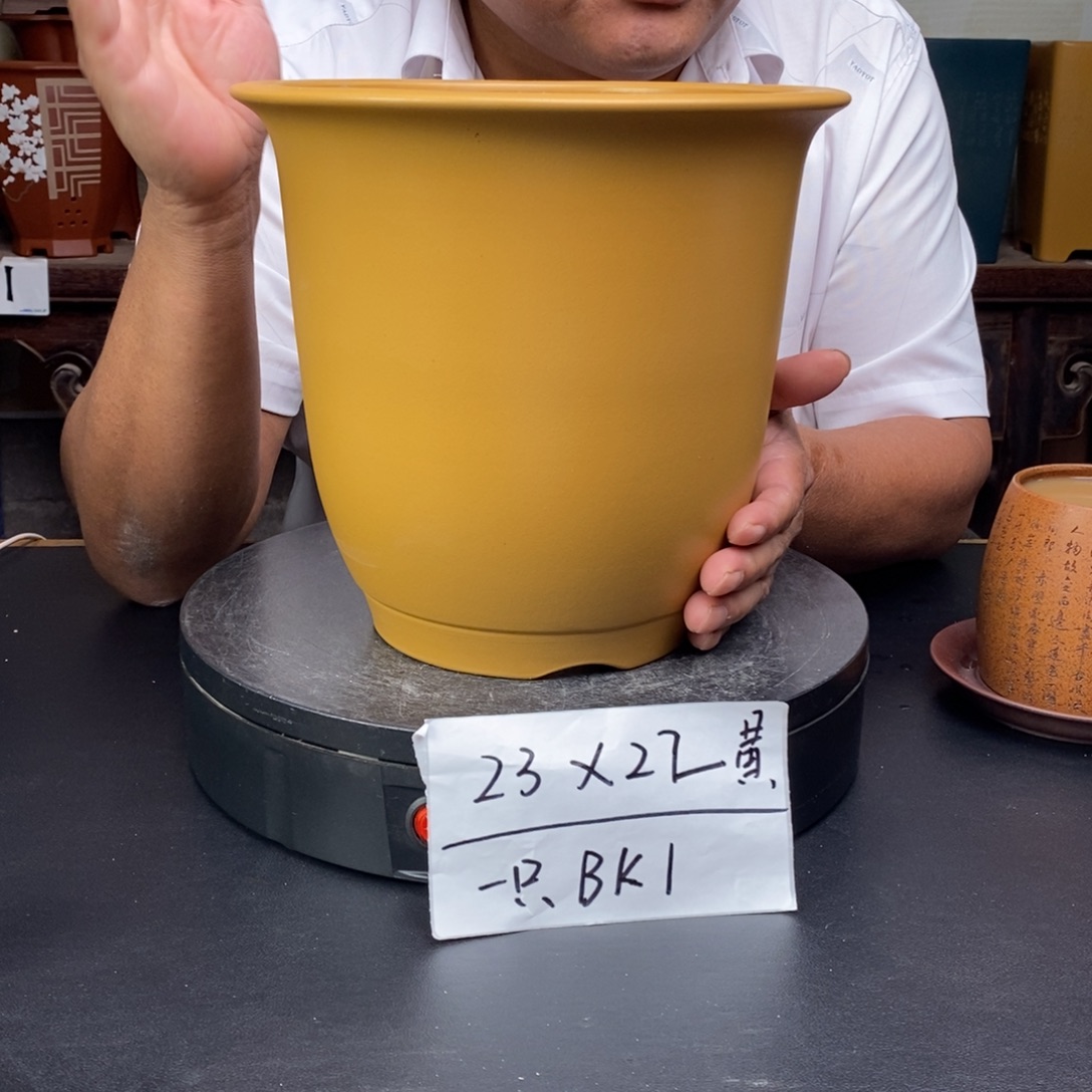 紫砂花盆货号一只BK1