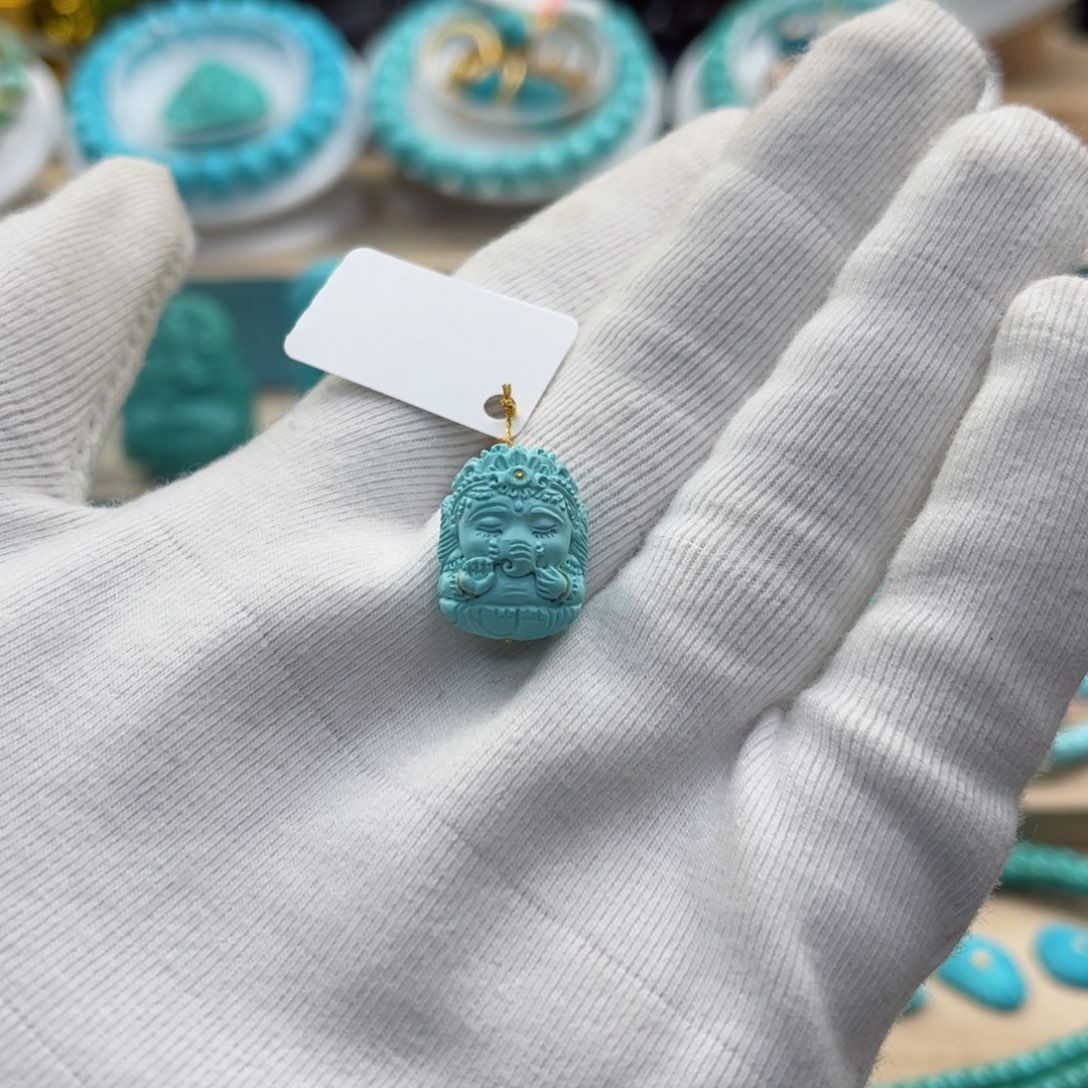 绿松石珠宝奇石未镶嵌