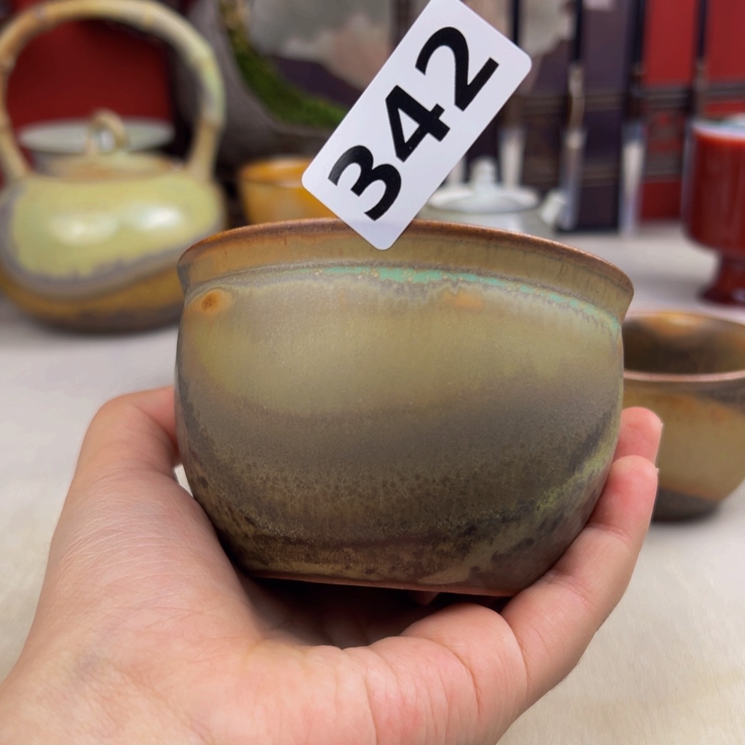 杯纯手工柴烧主人杯