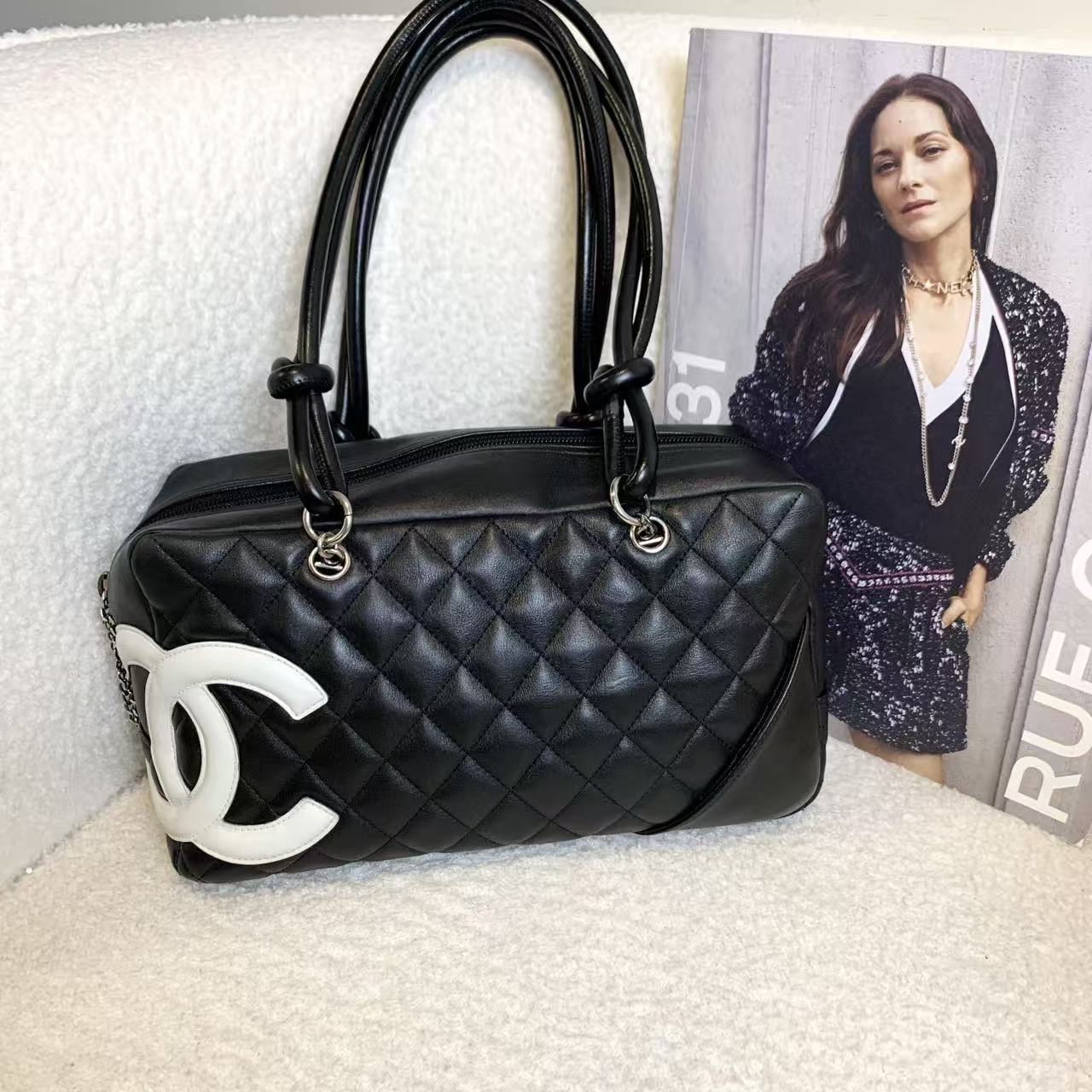 99新 Chanel/香奈儿 壹臻/黑银康鹏保龄球9开/12期免息/ 18820728