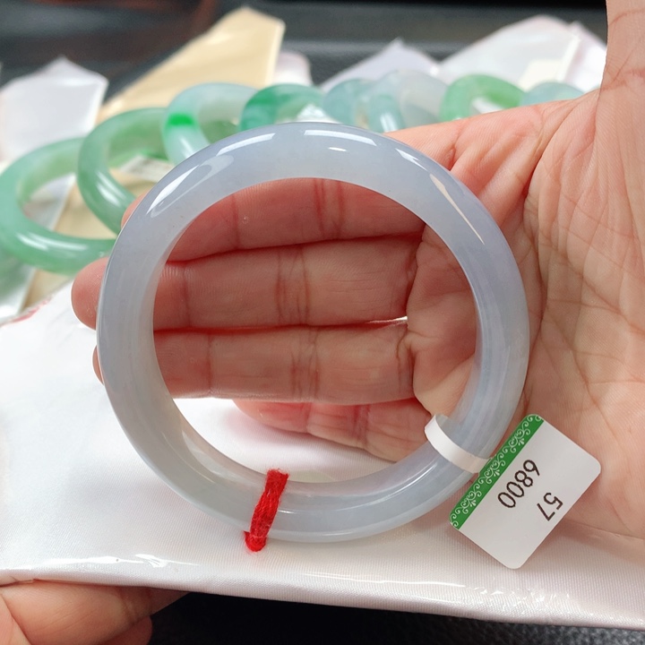 翡翠手镯未镶嵌5757575757