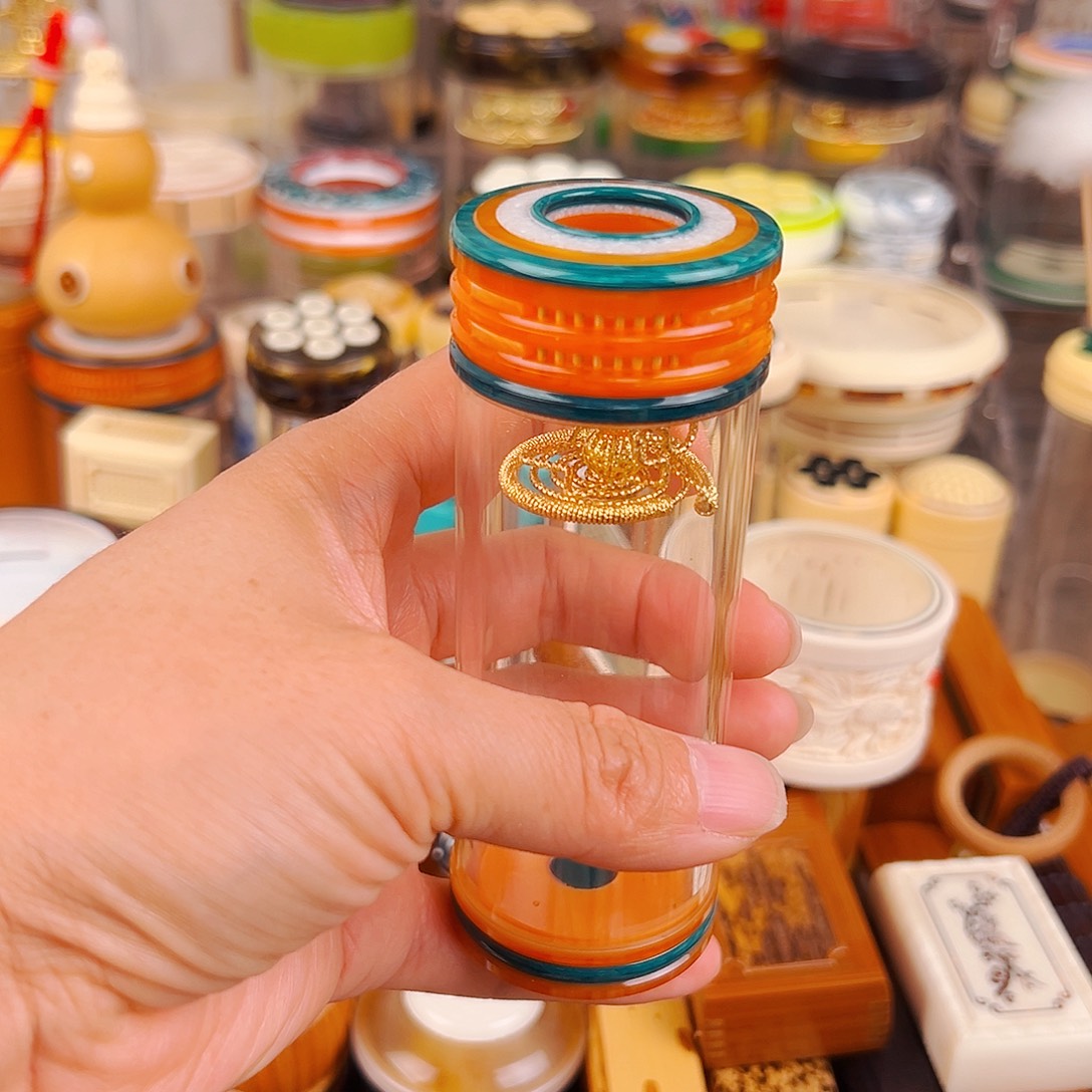 唐三彩扎嘴笼一套哈哈哈