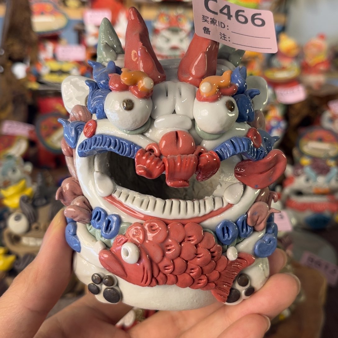 泥塑纯手工茶宠摆件