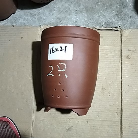 紫砂红泥三线两个