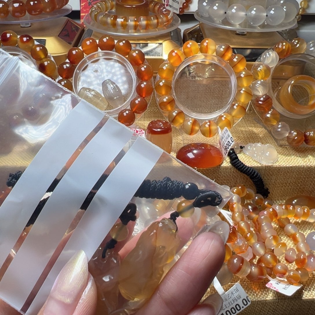 *****玛瑙/玉髓合金颈饰1