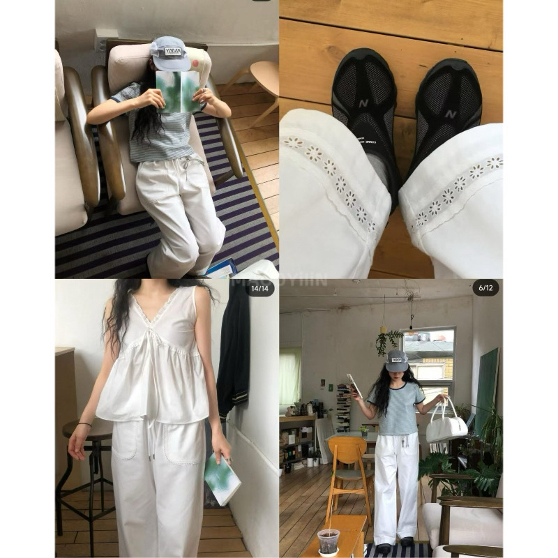 88910【白色情人 】休闲裤