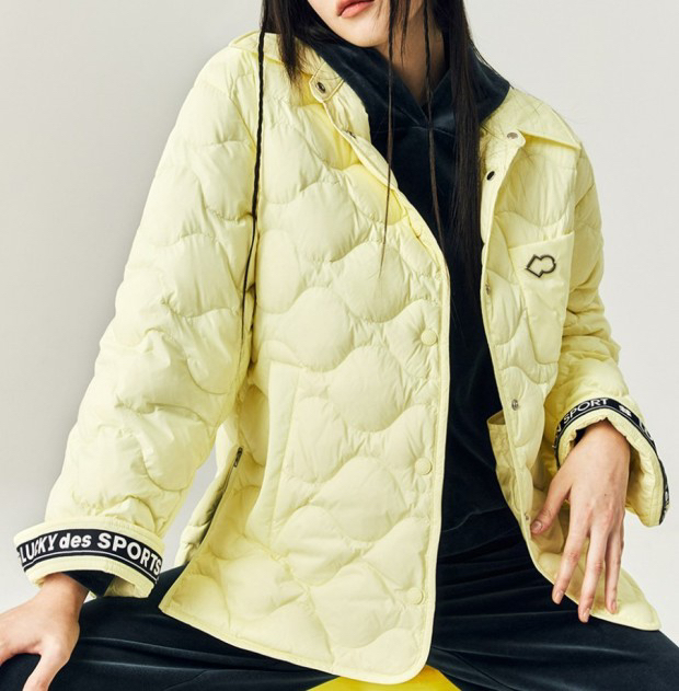 KOLON SPORTS可隆女款薄款鹅绒保暖宽松版羽绒服