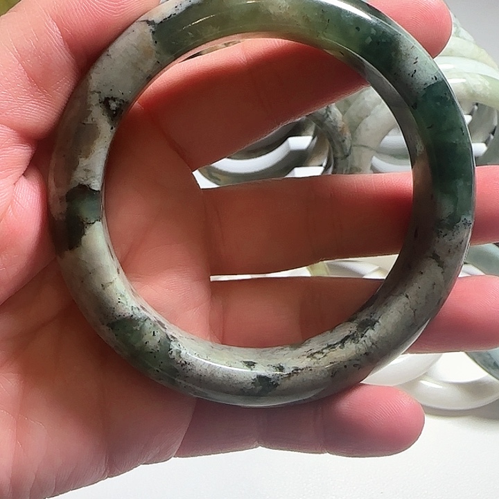 蛇纹石玉合金手镯