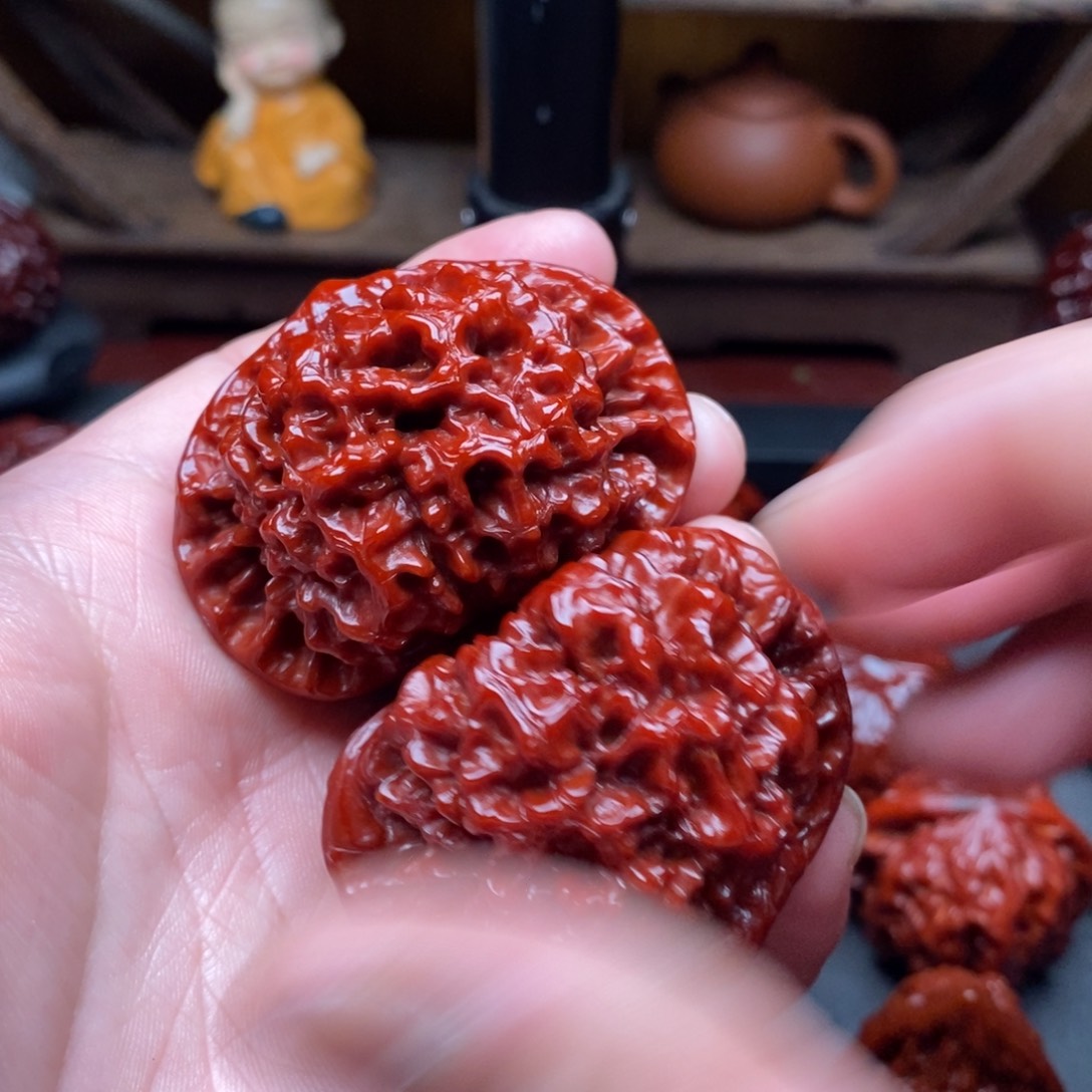 吊坠文玩核桃铁**心51官帽