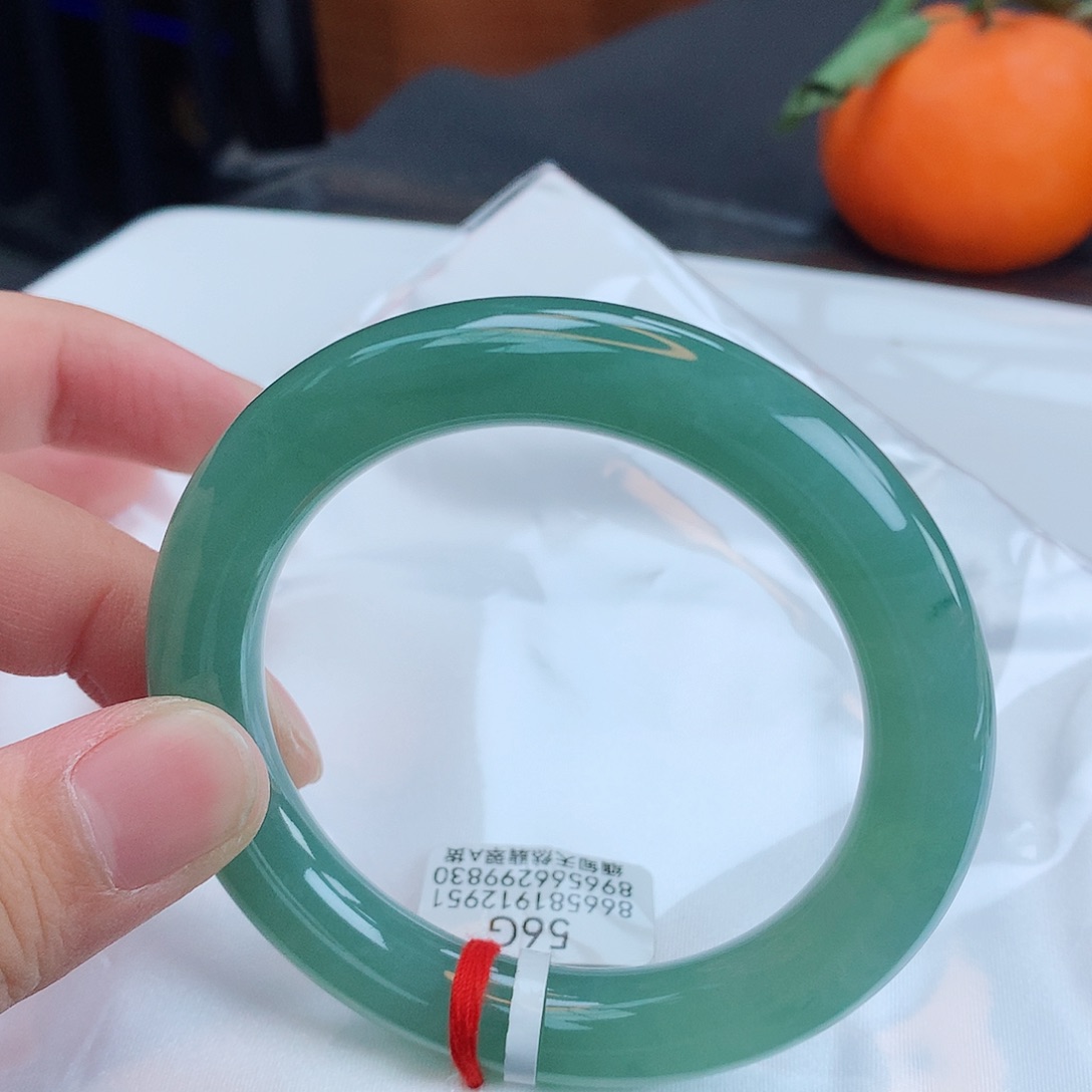 翡翠手镯未镶嵌天然缅甸翡翠A货手镯