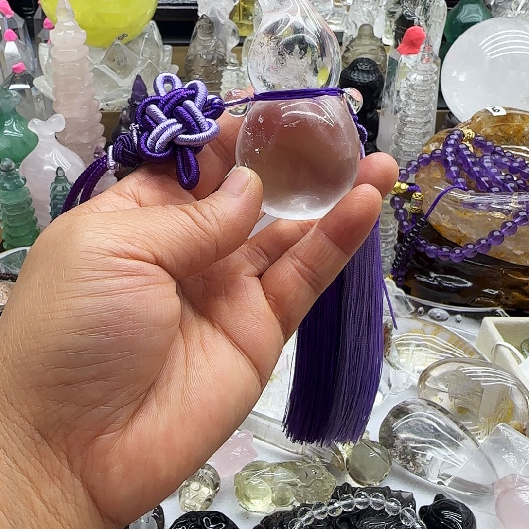 车挂水晶未镶嵌摆件