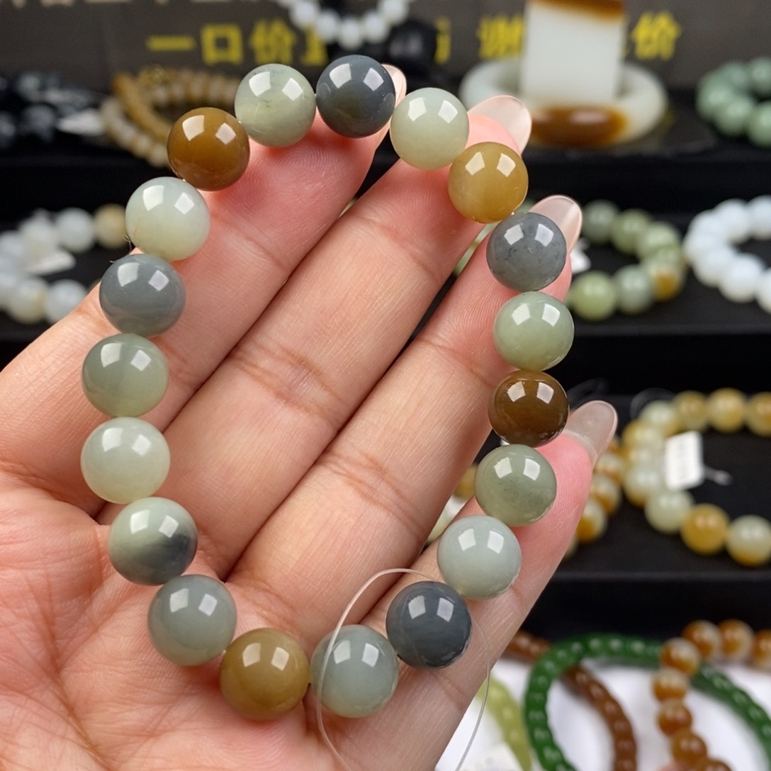 和田玉手串未镶嵌