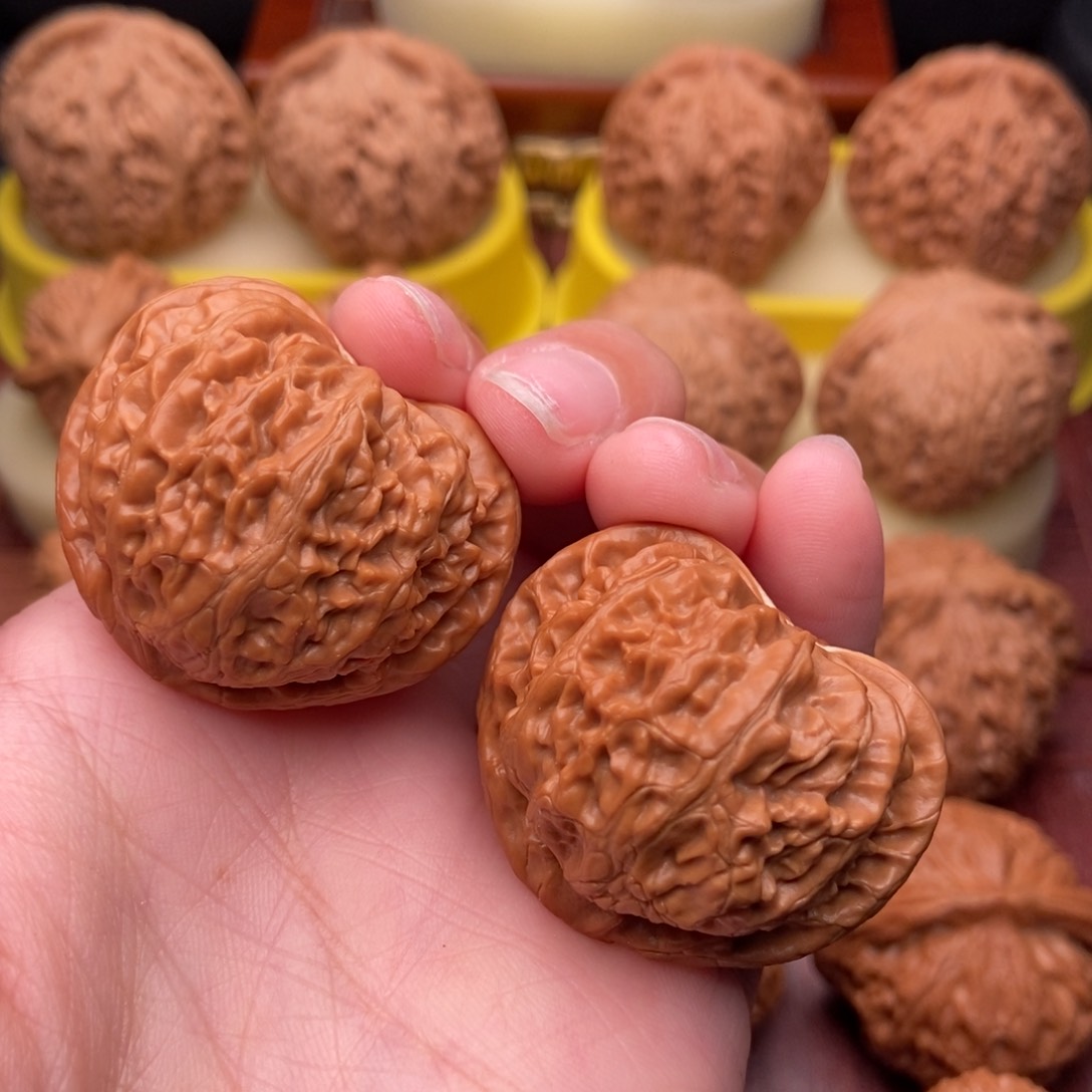 桃核把件宫灯狮子头38