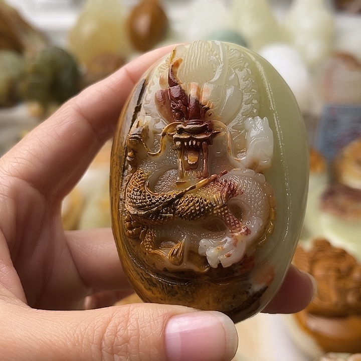 石材古青石不退换龙