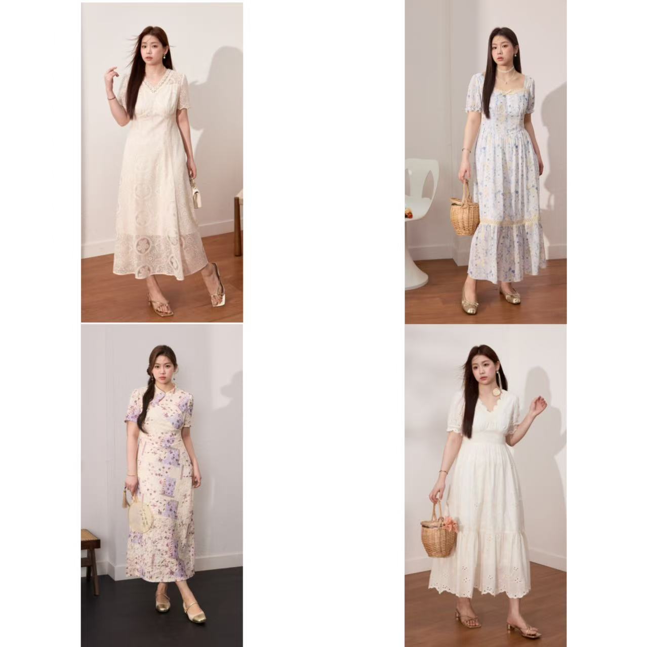 蓝语大码女装【断码清仓总合集2】2025夏季爆款清仓连衣裙套装合集