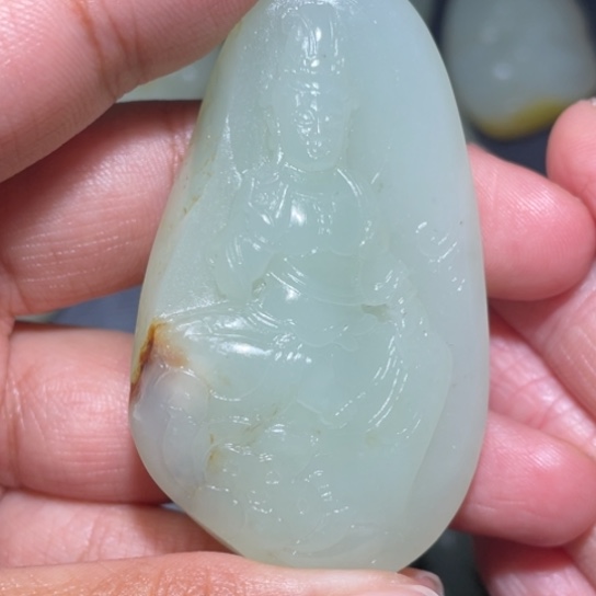 和田玉挂件未镶嵌念*