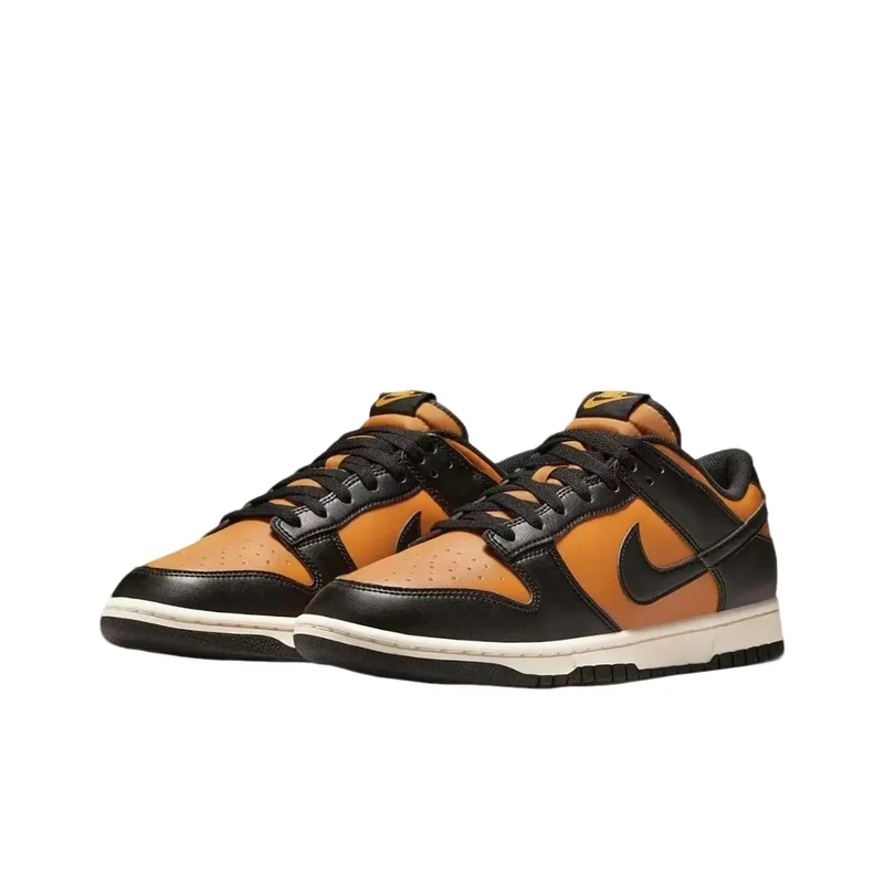 NIKE/耐克官方男子黑橙DUNK LOW RETRO时尚低帮运动鞋-HF5441701