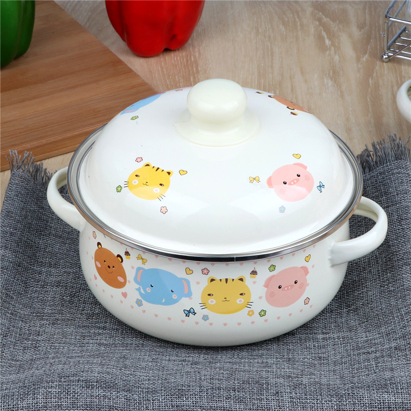 搪瓷猪油罐家用耐高温老式搪瓷大号带盖厨房大容量装油罐密封罐子