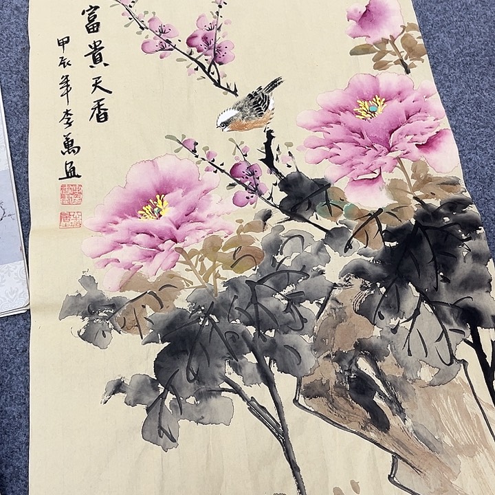 国画手绘画是真的好看