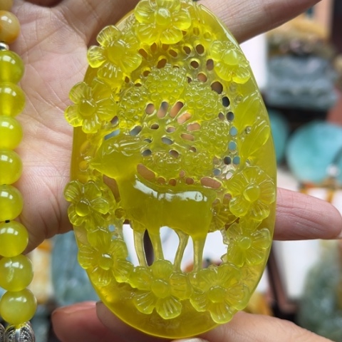 岫玉挂件未镶嵌挂件