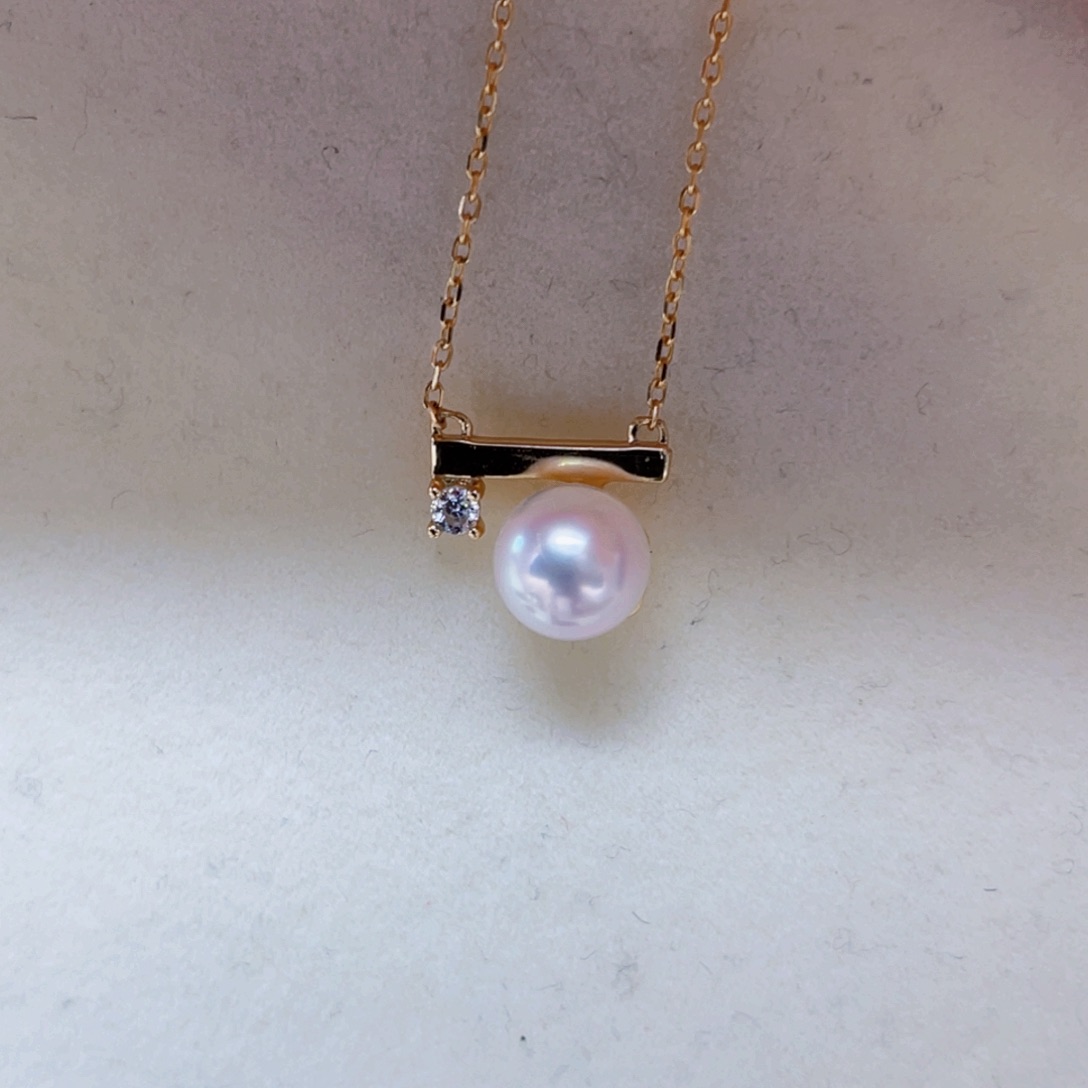 海水珍珠吊坠(赠链)银S925镶嵌