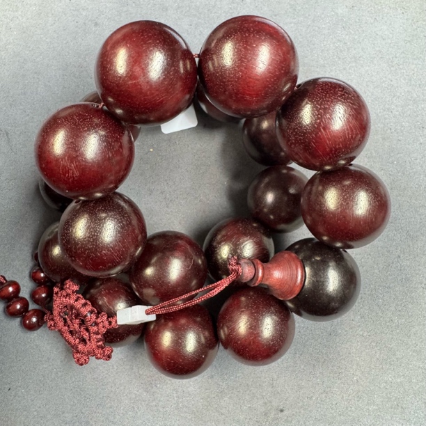 B75沉木圆珠手串