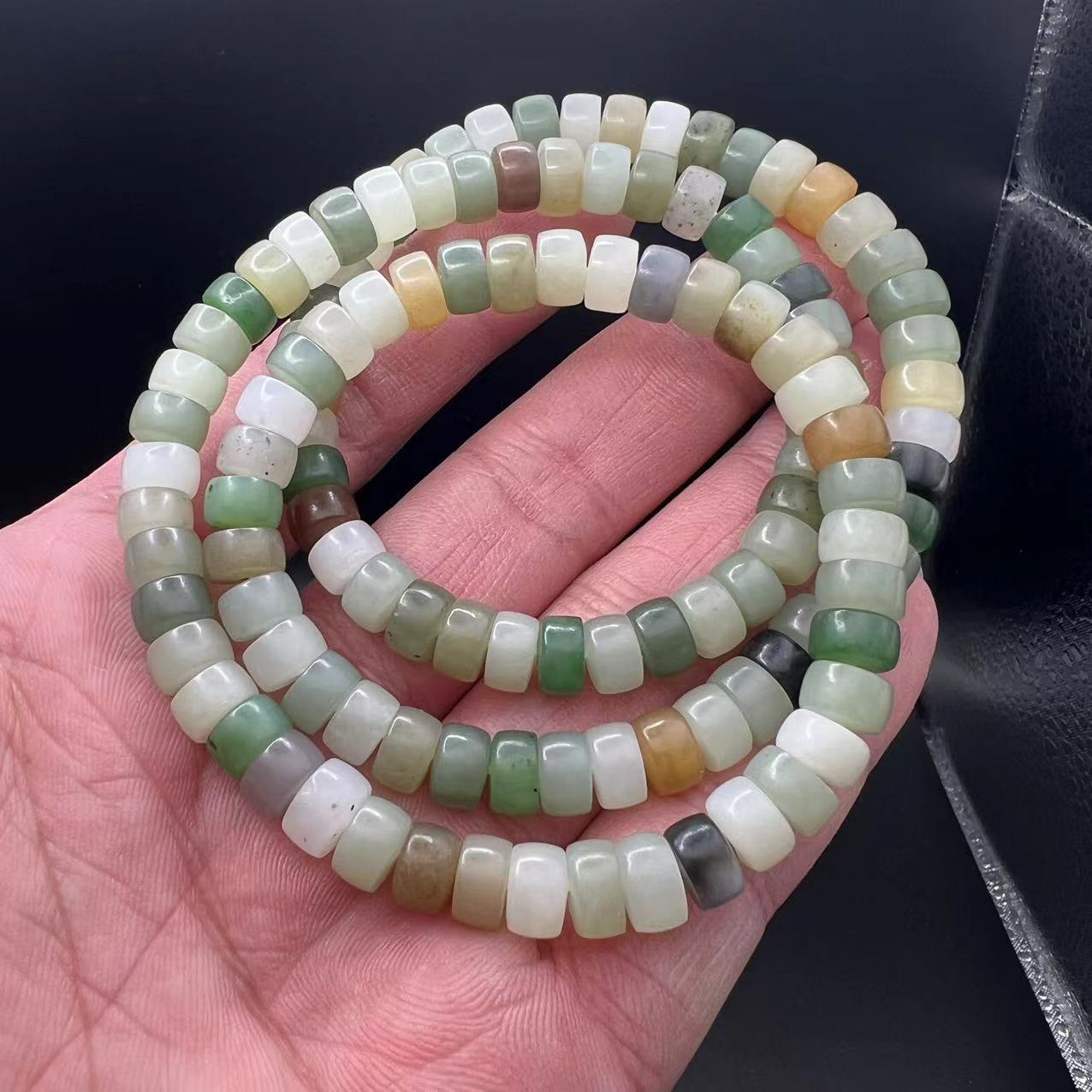 【可塘余掌柜】和田玉直切老型多宝-约8mm-KTSG-011803-多样性发一