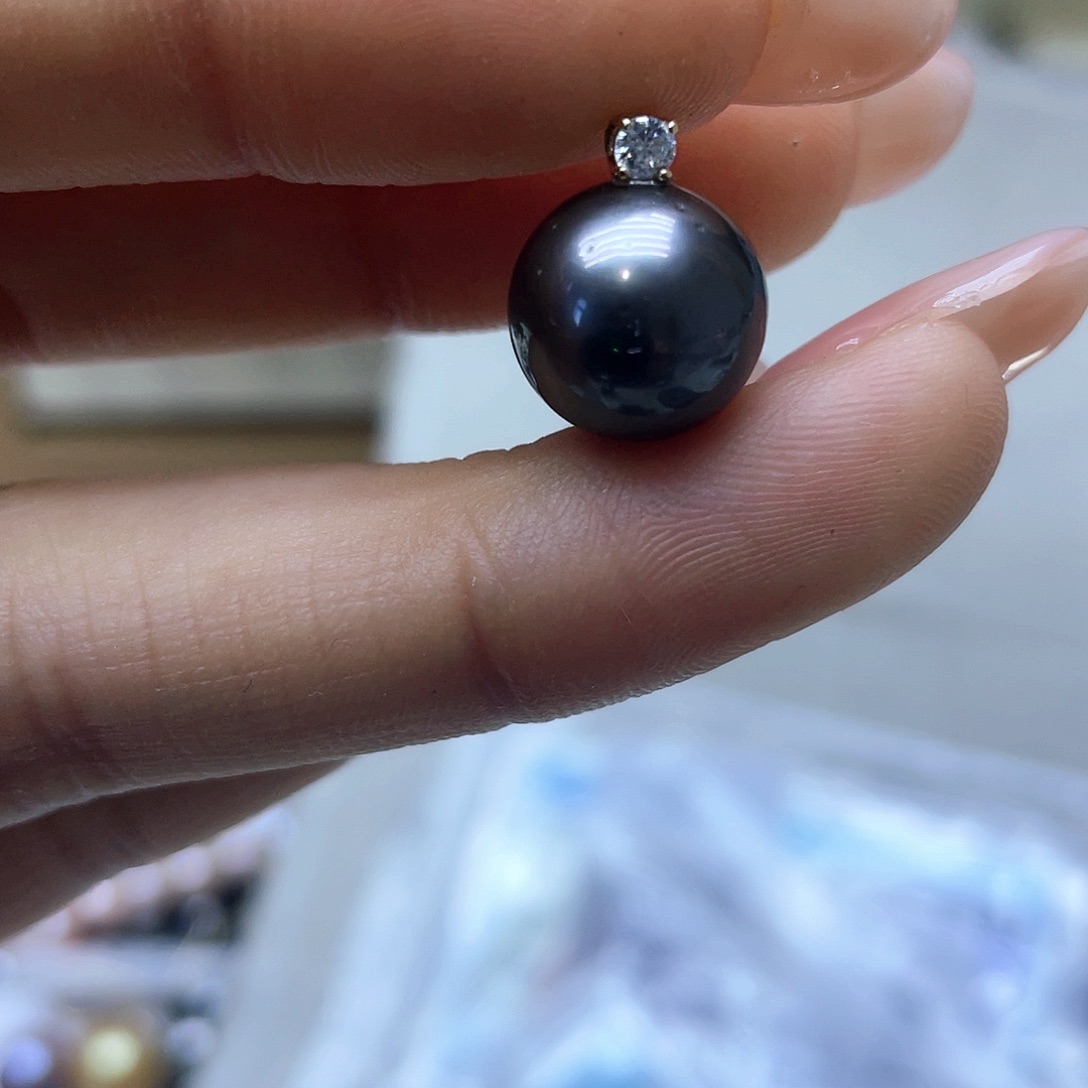 海水珍珠颈饰18K金镶嵌