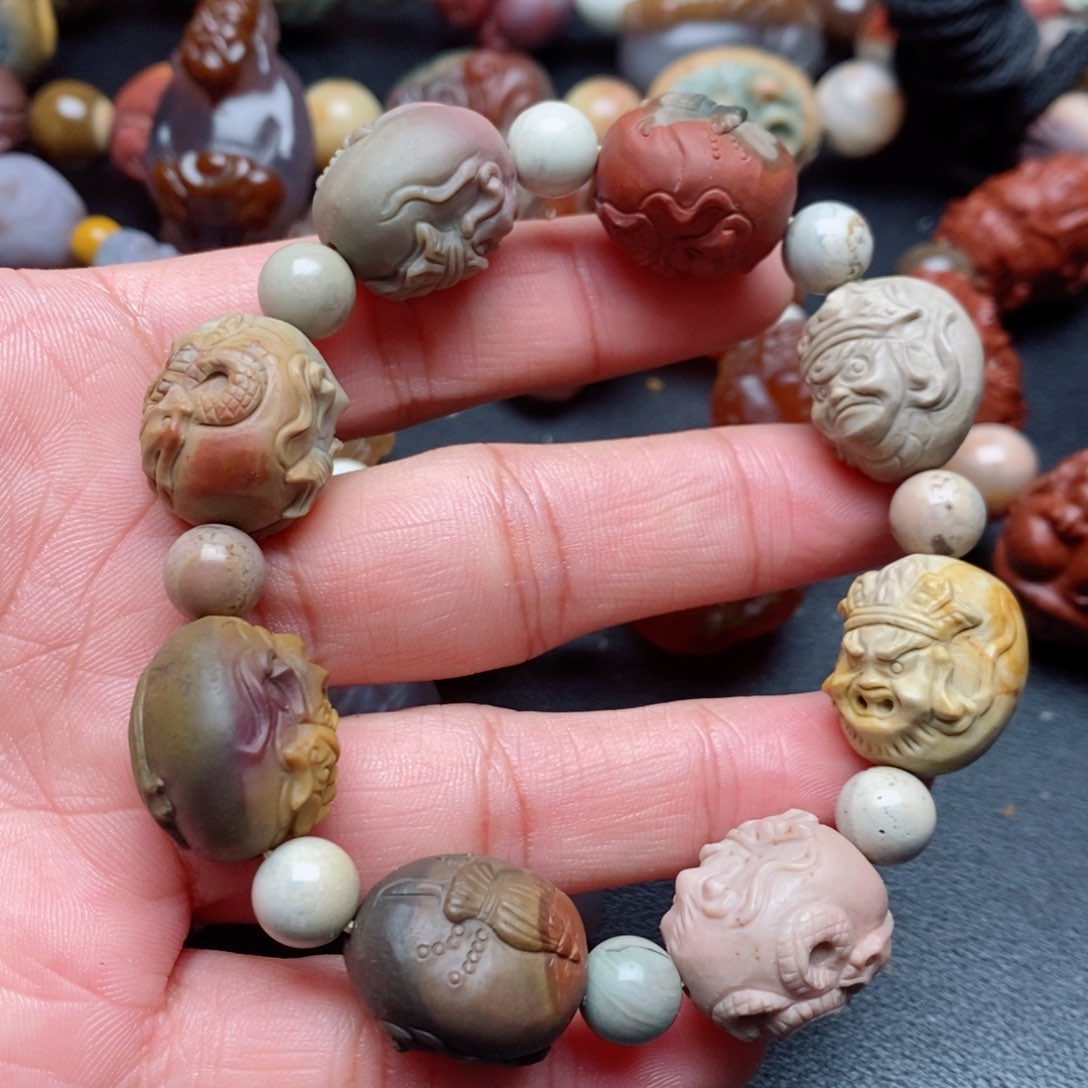 未镶嵌手串玛瑙/玉髓