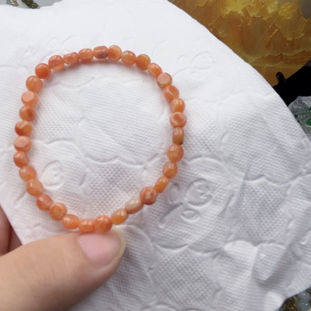 未镶嵌手链翡翠烤色