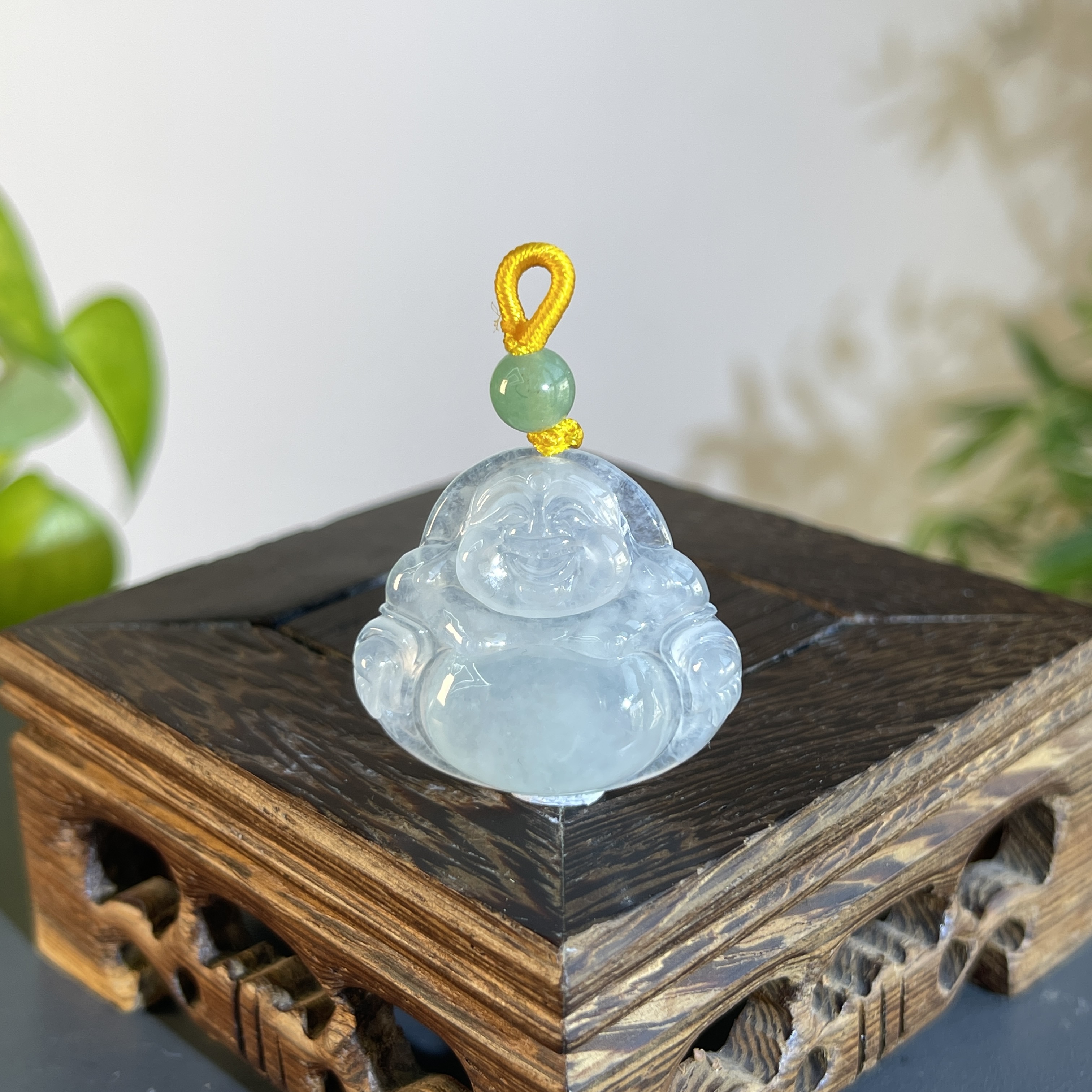 JTAA28-215 天然缅甸翡翠A货 佛公