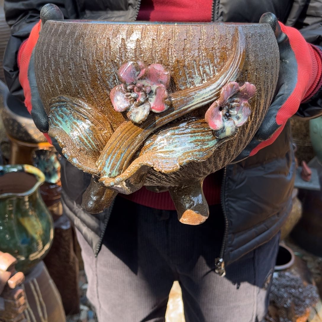 红陶高20口21无孔