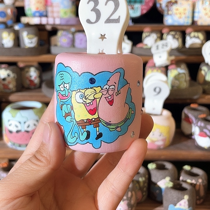 32……手工手绘花盆