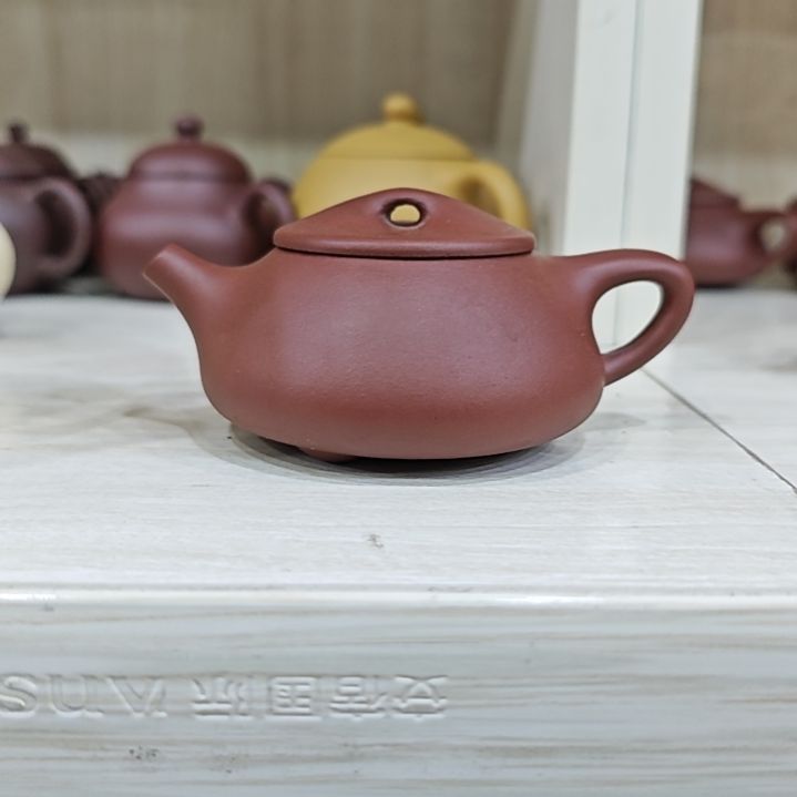 紫砂茶壶红皮龙景舟130cc