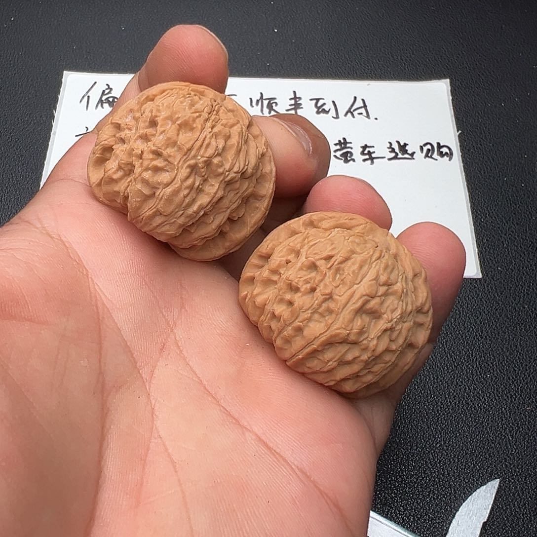 核桃手串/手链A100白狮子37尺瑕疵