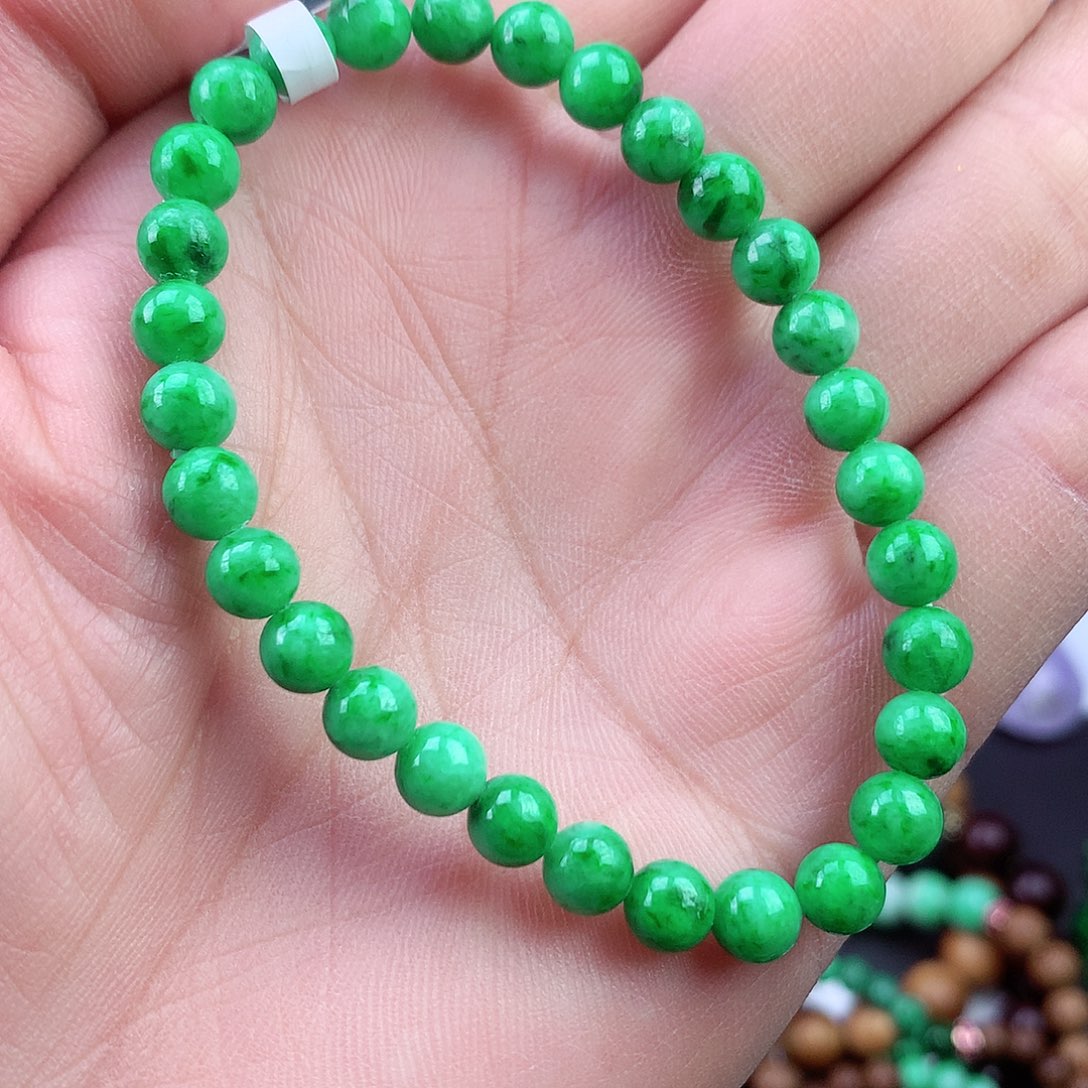 未镶嵌手链翡翠手串