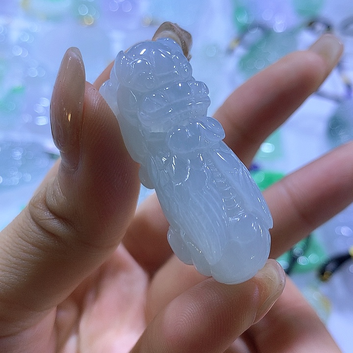 翡翠未镶嵌颈饰天然翡翠A货吊坠