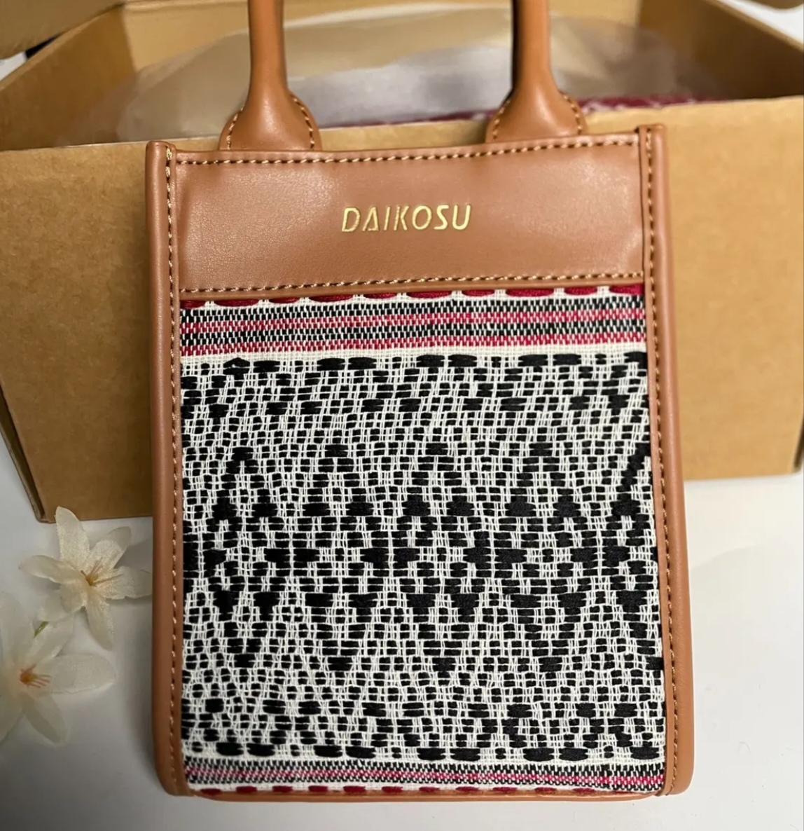 傣族非遗手工原创手机包时尚单肩斜挎钥匙零钱包