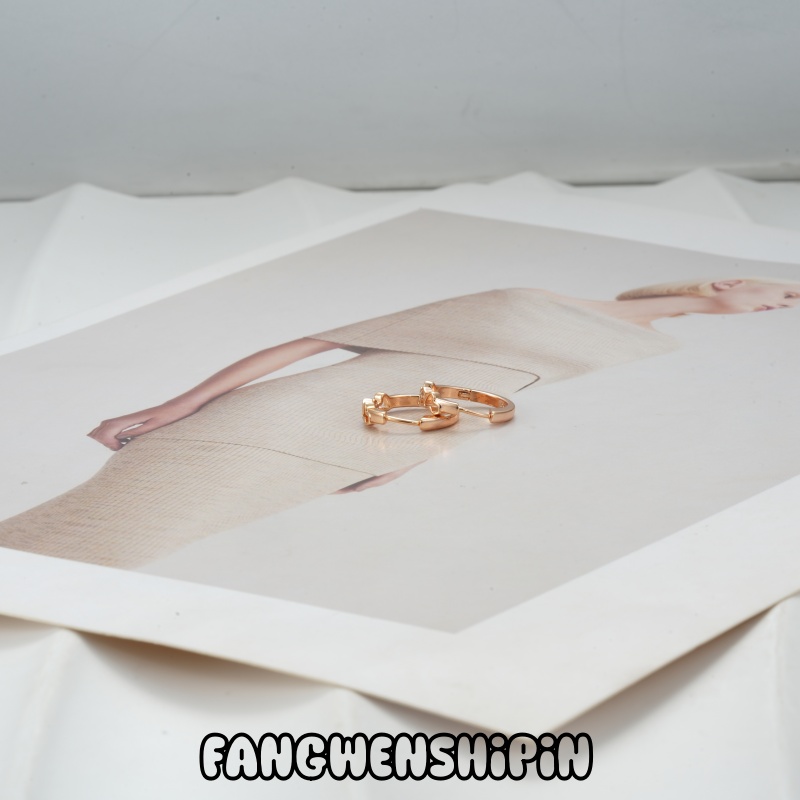 铜合金锆石耳饰 耳环5302