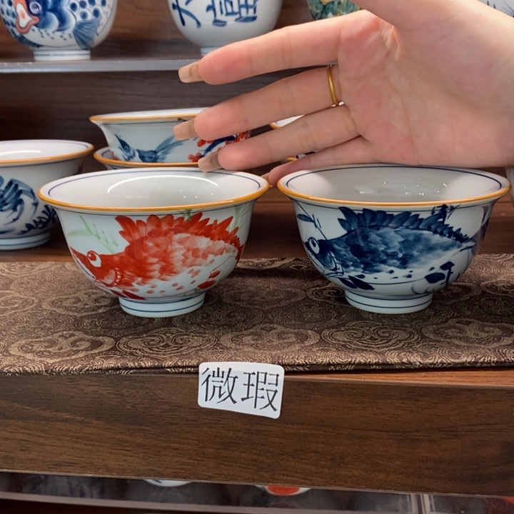 釉下老陶泥手工绘制